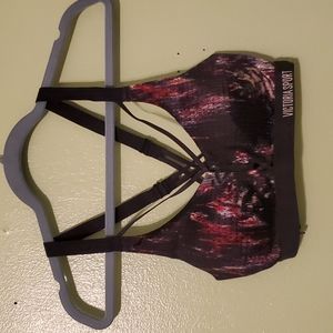 32C - Multi Color Print - Victoria's Secret (Victoria Sport) Strappy Sports Bra